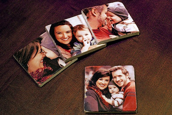 On Custom 4x4 Tile Coasters via ZAZA GALLERY