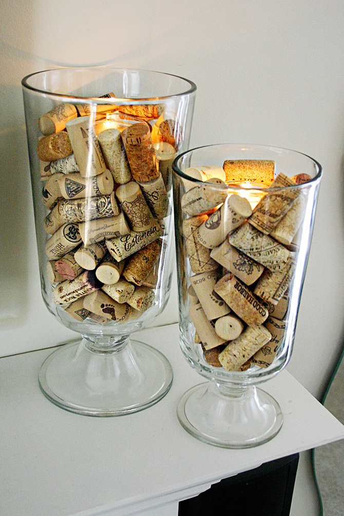 Wine Cork Candle Holder