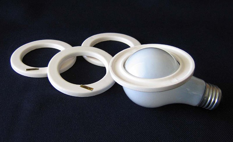 CERAMIC GLAZED LAMP SCENT RING DIFFUSER via Liberty Natural Products