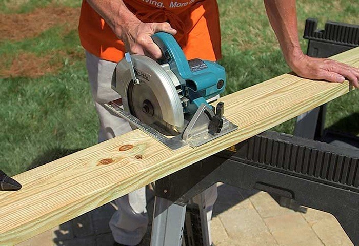 CUT THE TABLE SLABS via THE HOME DEPOT