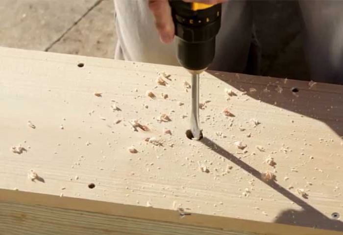 DRAW A CURVED EDGE ON ENDS OF TABLE via THE HOME DEPOT