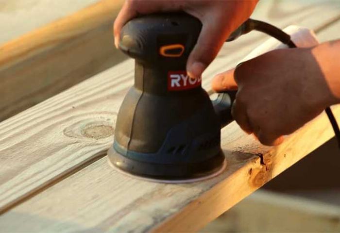 SAND AND FINISH via THE HOME DEPOT