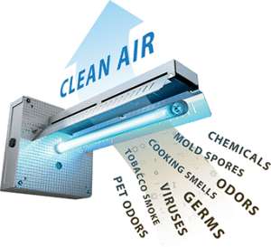 UV Light Air Purification via Blue Ox Heating & Air