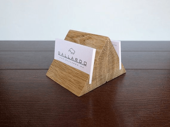 Business Card Holder via MagoWood