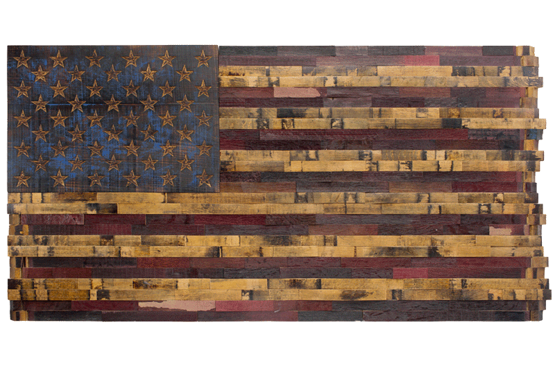 Wooden Flag