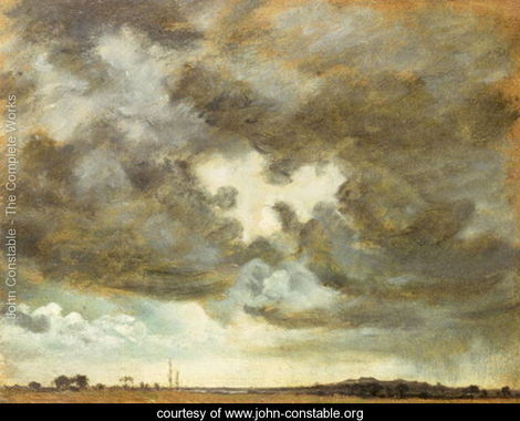 A Cloud Study by John Constable via John Constable