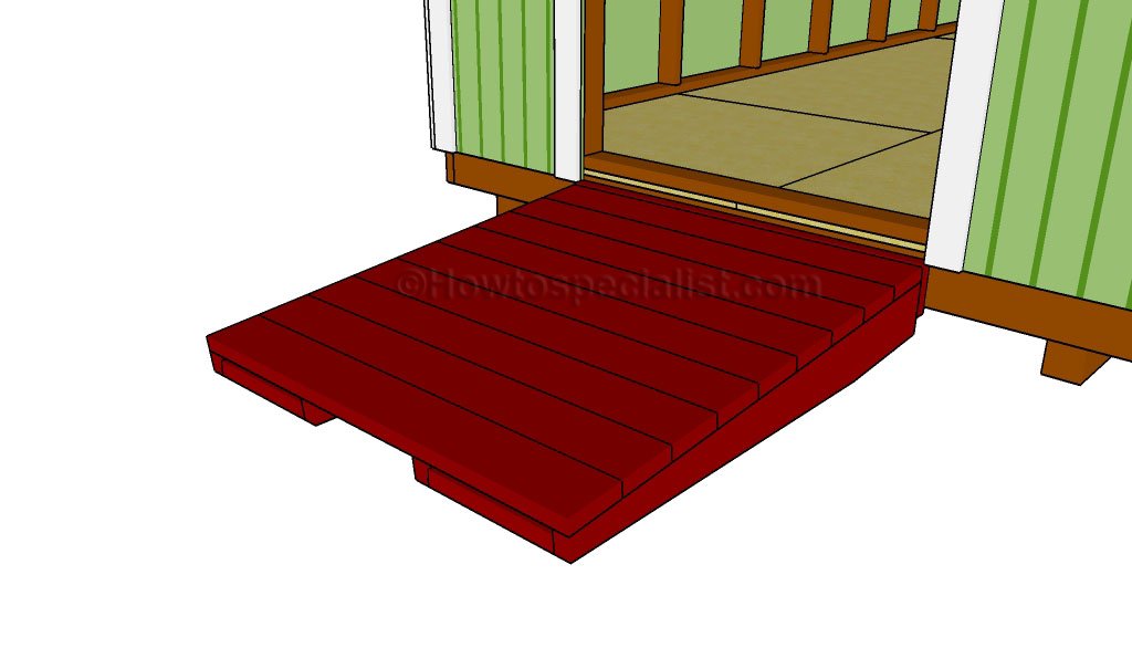 How to build a shed ramp via How To Specialist