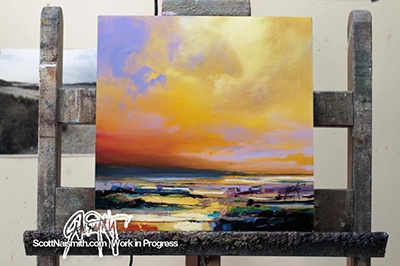 OIL ON DIBOND ALUMINIUM. AFTER STAGE 2 via SCOTT NAISMITH