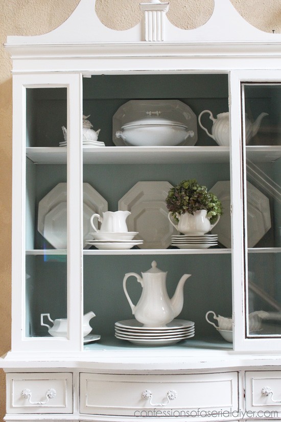 Inside out cabinets via Confessions of a Serial Do-it-Yourselfer
