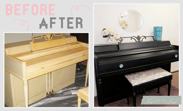 CRAIGSLIST PIANO MAKEOVER via LET WHY LEAD