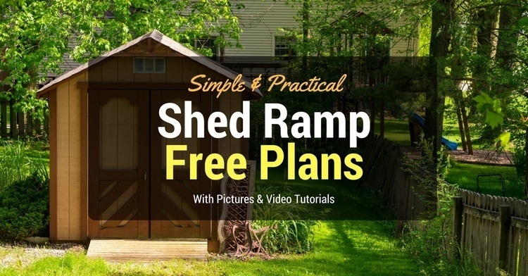 Free Shed Ramp Plans- Very Simple One