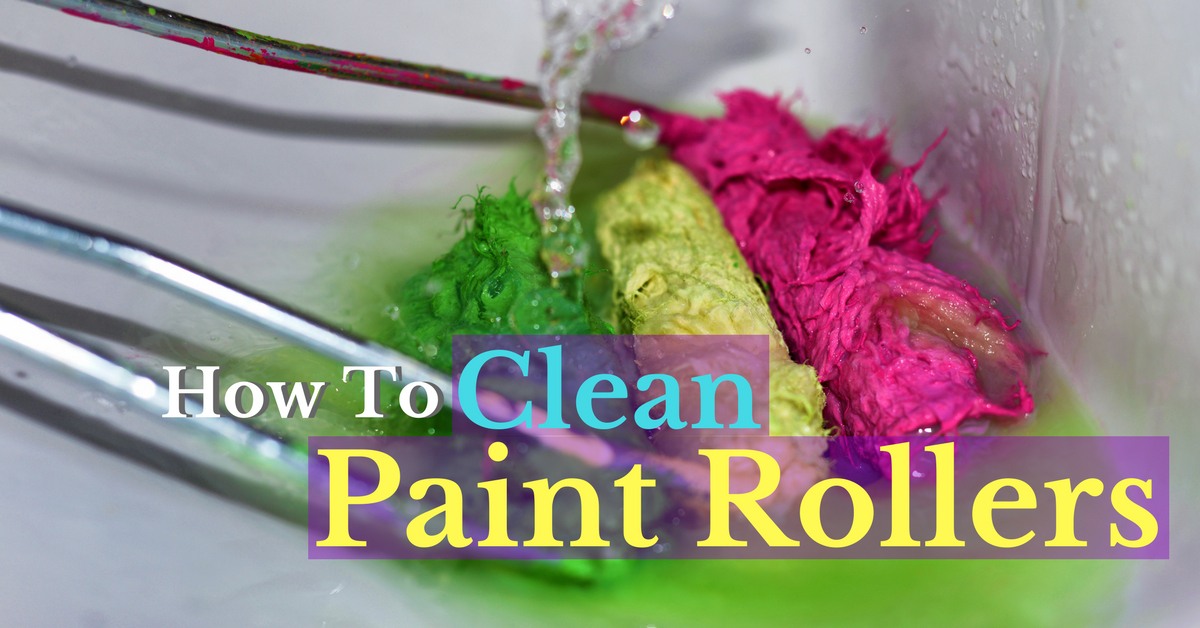 how to clean a paint roller