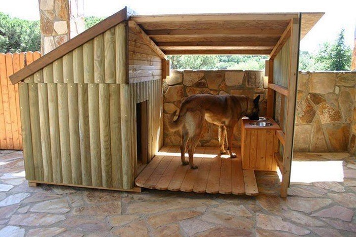 Free Dog House Plans via DIY COZY HOME