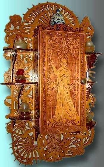 Art nouveau cabinet