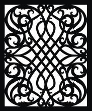 Scroll Saw Vector Pattern