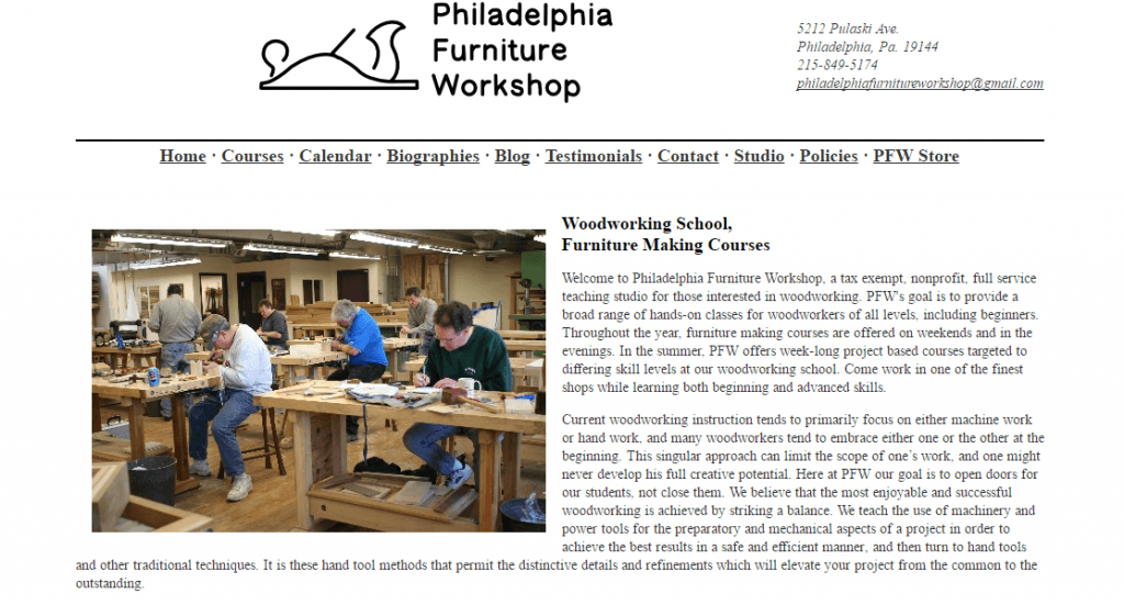 Philadelphia Furniture Workshop