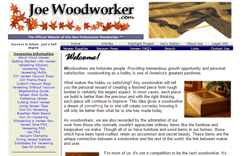 Joe Woodworker