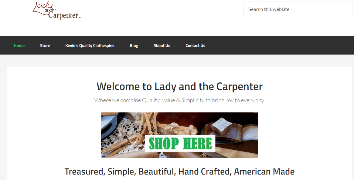 Lady and the Carpenter