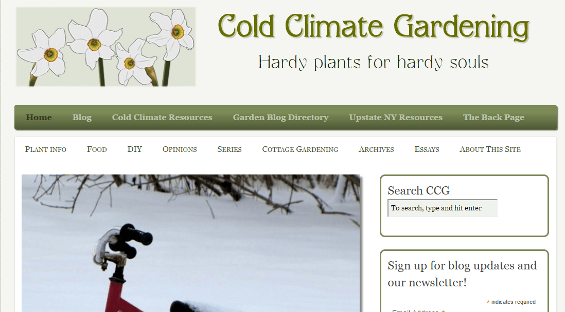 Cold Climate Gardening