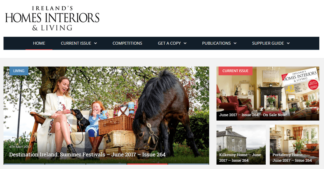 Ireland’s Homes Interiors and Living