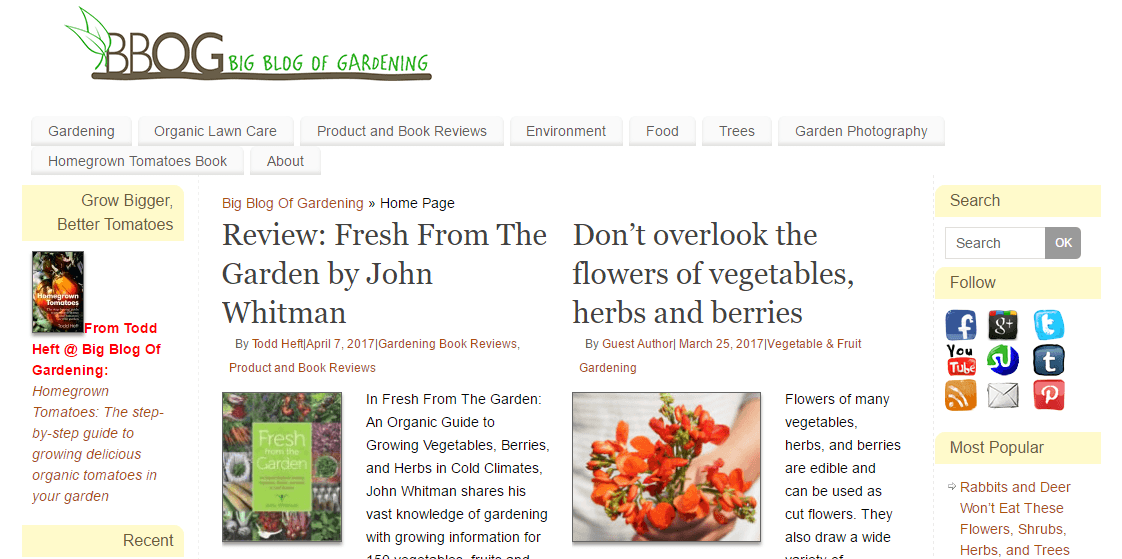 Big Blog of Gardening