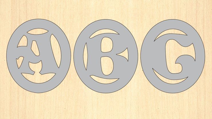 Scroll-Friendly Monogram Patterns