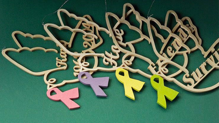 Dove Patterns with Colored Ribbons